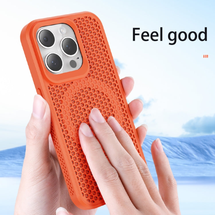 For iPhone 16 Pro Max MagSafe Magnetic Heat Dissipation Phone Case(Orange) - iPhone 16 Pro Max Cases by PMC Jewellery | Online Shopping South Africa | PMC Jewellery | Buy Now Pay Later Mobicred