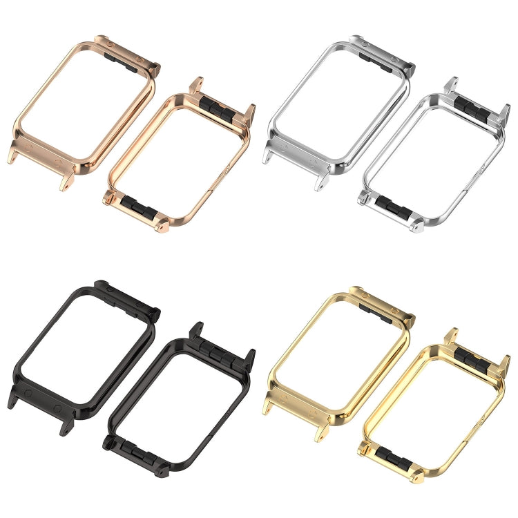 For Samsung Galaxy Fit 3 18mm Metal Frame Watch Protective Case(Silver) - Watch Cases by PMC TechLife | Online Shopping South Africa | PMC TechLife