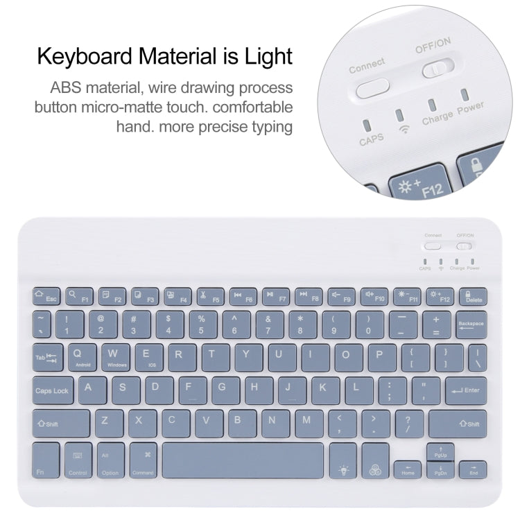 For Huawei MatePad 11 2023 / 2021 Square Button Backlight Bluetooth Keyboard Rotatable Holder Leather Case(Lavender Purple) - Huawei Keyboard by PMC TechLife | Online Shopping South Africa | PMC TechLife