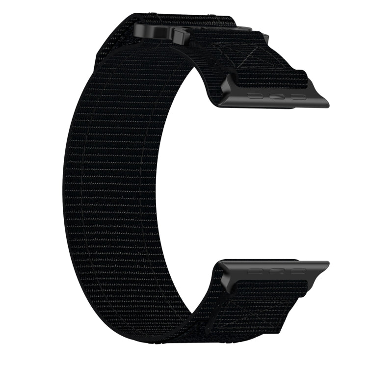 For Apple Watch Series 6 40mm Nylon Hook And Loop Fastener Watch Band(Black) - free shipping - PMC TechLife - Order now!