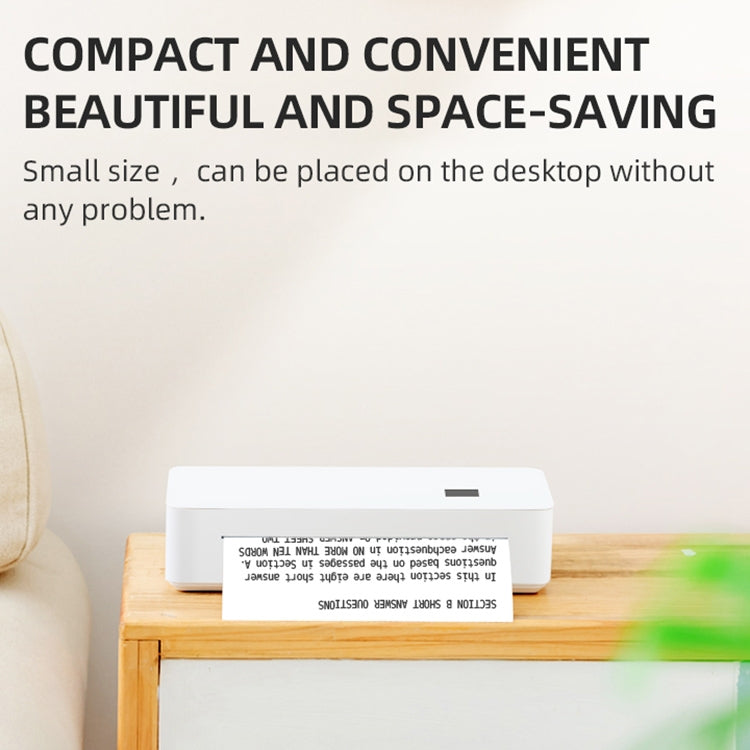A4LE Portable Bluetooth HD Thermal Printer for Home Office Study(AU Plug) - Receipt Printers by PMC TechLife | Online Shopping South Africa | PMC TechLife | Buy Now Pay Later Mobicred