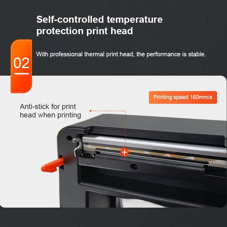 ZJ-9250 100x150mm USB Thermal Label Printer, Plug:AU Plug(White) - Receipt Printers by PMC TechLife | Online Shopping South Africa | PMC TechLife | Buy Now Pay Later Mobicred