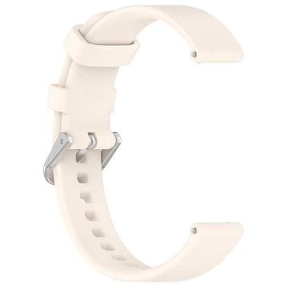 For Garmin Lily 2 14mm Silver Buckle Silicone Watch Band Wristband(Starlight) - Watch Bands by PMC Jewellery | Online Shopping South Africa | PMC Jewellery