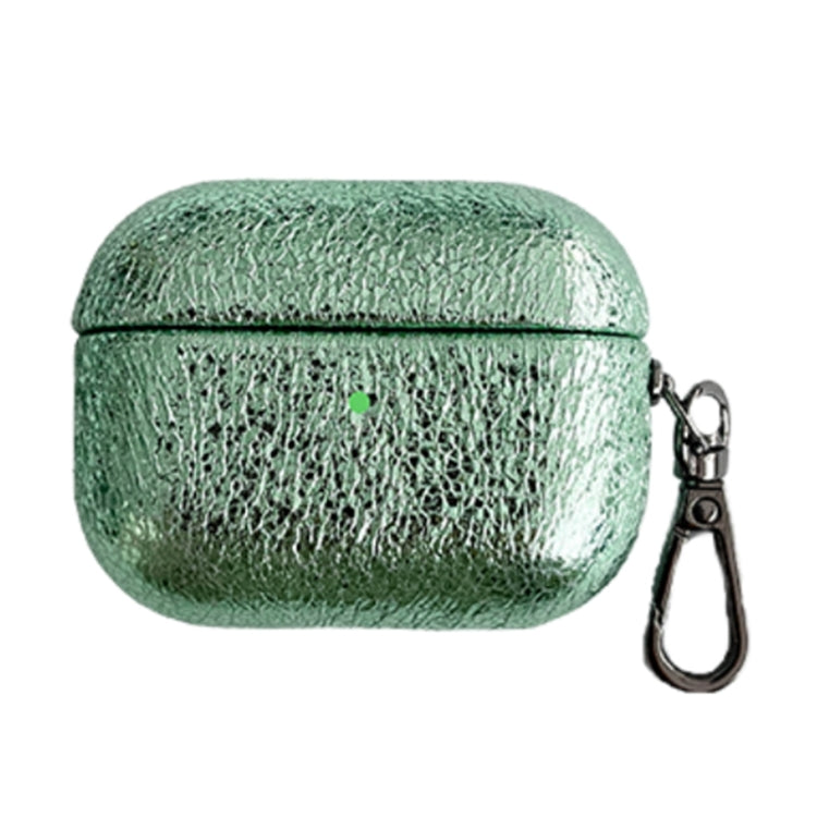 For AirPods Pro 2 Burst Leather Texture Bluetooth Earphone Protective Case(Green) - For AirPods Pro 2 by PMC Jewellery | Online Shopping South Africa | PMC Jewellery | Buy Now Pay Later Mobicred