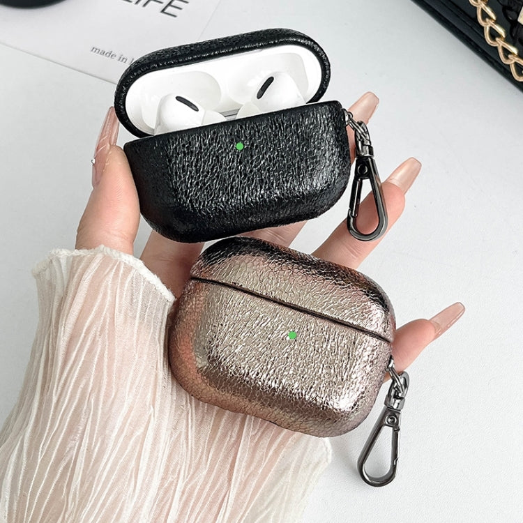 For AirPods 3 Burst Leather Texture Bluetooth Earphone Protective Case(Green) - For AirPods 3 by PMC Jewellery | Online Shopping South Africa | PMC Jewellery | Buy Now Pay Later Mobicred