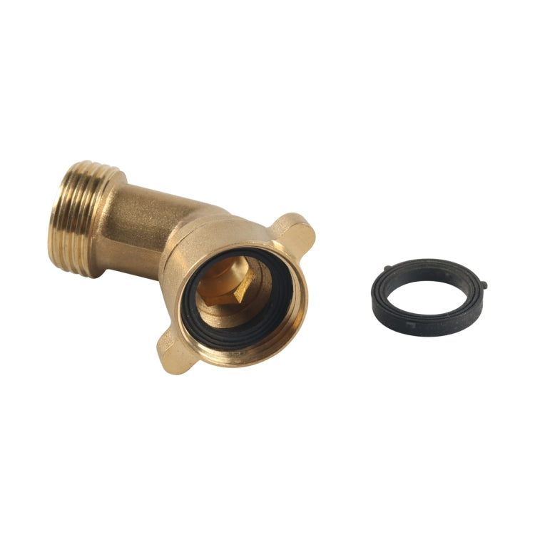 RV Water Inlet Check Valve Set with 45 Degree 3/4 Connector Adapter(Yellow) - Others by PMC TechLife | Online Shopping South Africa | PMC TechLife | Buy Now Pay Later Mobicred