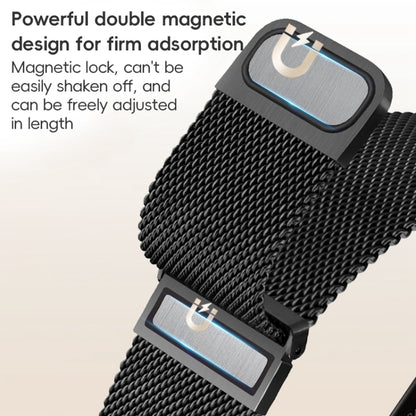 For Apple Watch 42mm ZGA Milanese Magnetic Metal Watch Band(Silver) - Watch Bands by ZGA | Online Shopping South Africa | PMC Jewellery