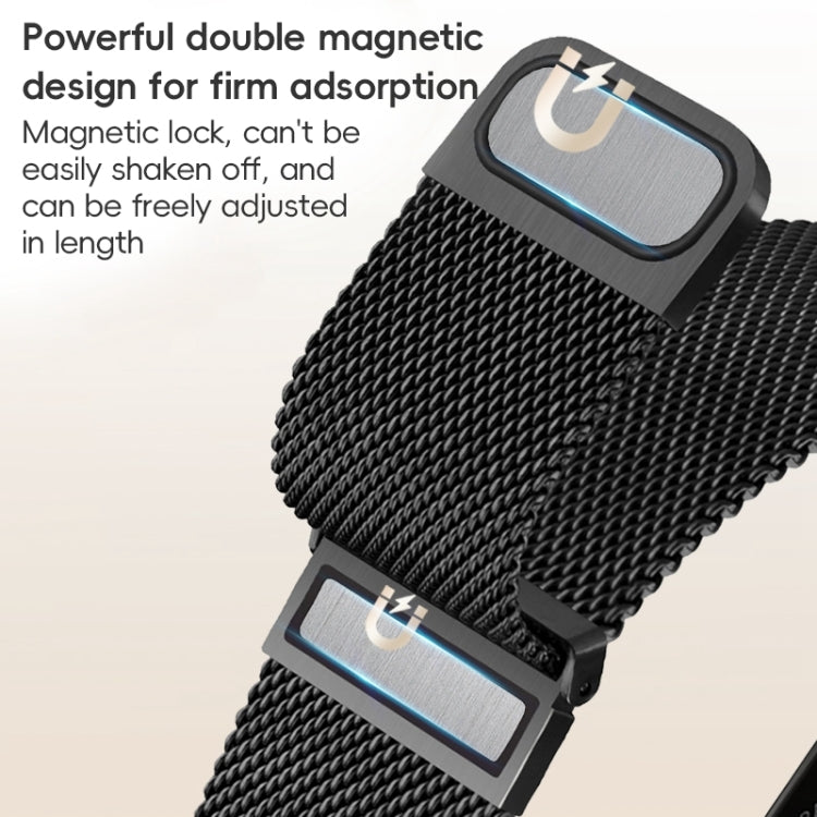 For Apple Watch Series 2 42mm ZGA Milanese Magnetic Metal Watch Band(Silver) - Watch Bands by ZGA | Online Shopping South Africa | PMC Jewellery | Buy Now Pay Later Mobicred