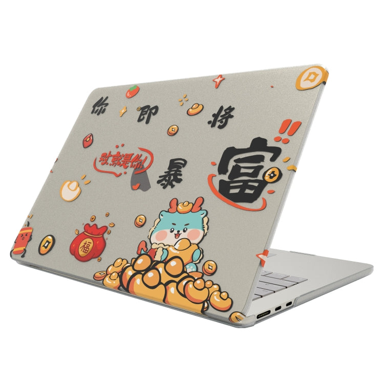 For MacBook Pro 15.4 A1707 / A1990 UV Printed Pattern Laptop Frosted Protective Case(DDC-1689) - free shipping - PMC Jewellery - Order now!