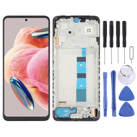 For Xiaomi Poco X5 OLED Material LCD Screen Digitizer Full Assembly with Frame - LCD Screen by PMC Jewellery | Online Shopping South Africa | PMC Jewellery