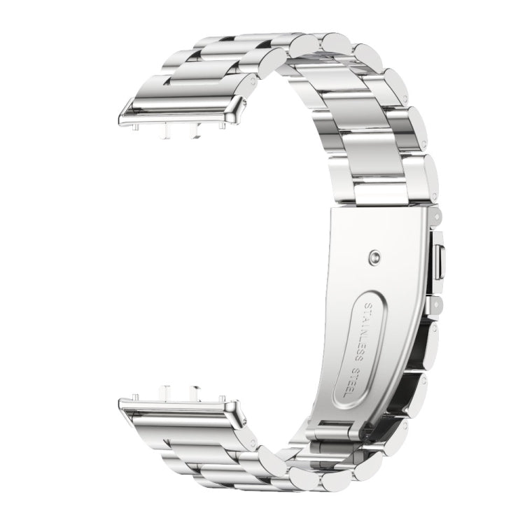 For Samsung Galaxy Fit 3 Mijobs Three-Beads Metal Watch Band(Silver) - free shipping - PMc TechLife - Order now!