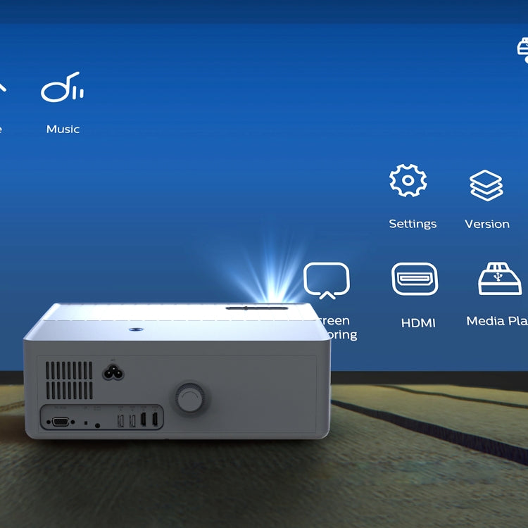 D4000 1080P HD Home Portable LED Projector WiFi Same Screen Version(US Plug) - free shipping - PMC TechLife - Order now!