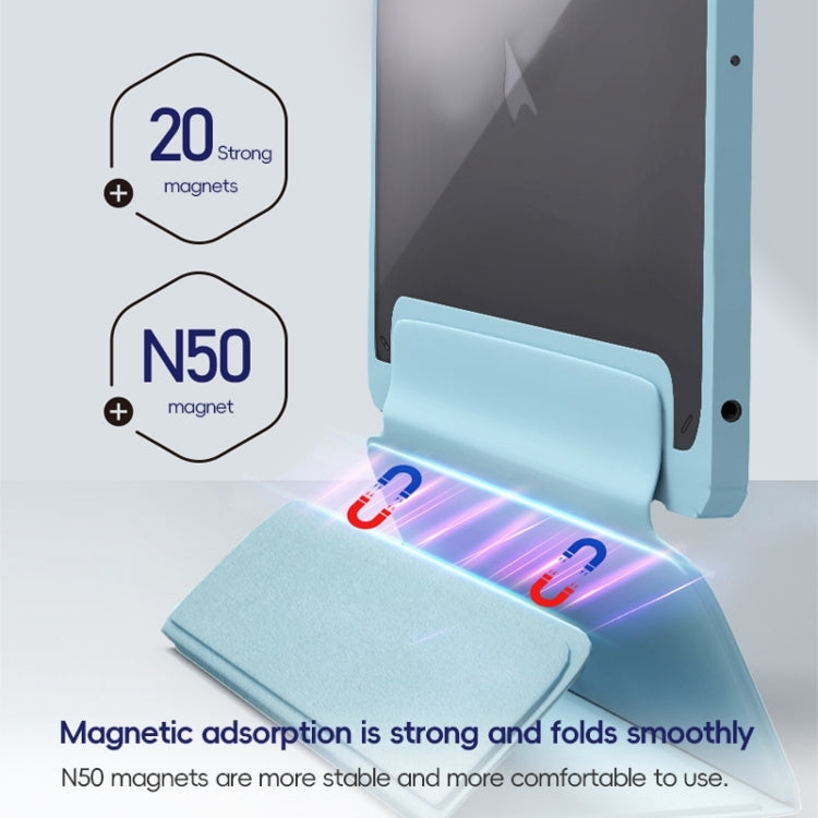 For iPad Pro 11 2022 / 2021 / 2020 ZGA Tri-Fold Voltage Smart Leather Tablet Case(Pink) - free shipping - PMc TechLife - Order now!