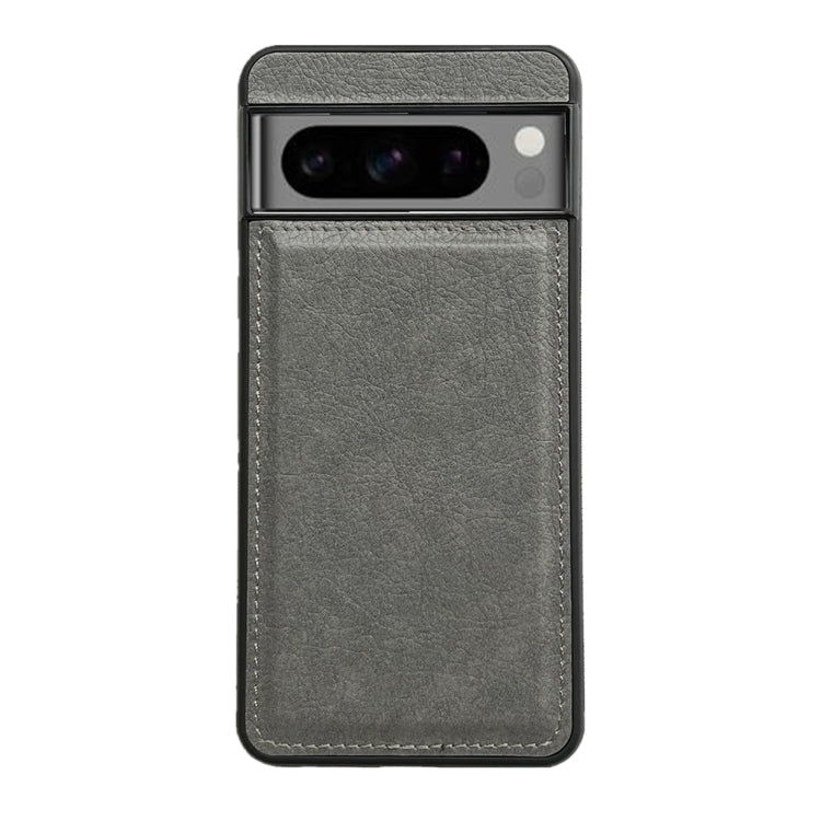 For Google Pixel 9 Pro XL Cowhide Texture Back Cover Phone Case(Grey) - Google Cases by PMC Jewellery | Online Shopping South Africa | PMC Jewellery | Buy Now Pay Later Mobicred