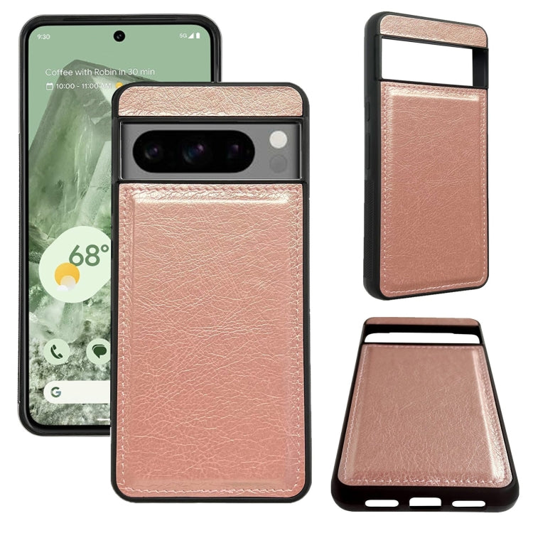 For Google Pixel 7a Multifunctional 7-Card Wallet Leather Phone Case(Rose Gold) - Google Cases by PMC TechLife | Online Shopping South Africa | PMC TechLife | Buy Now Pay Later Mobicred