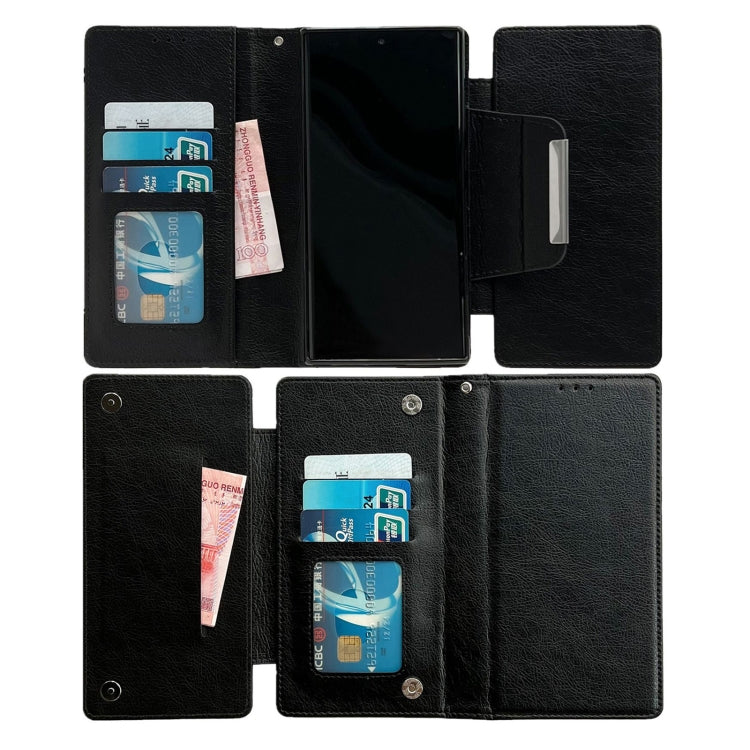 For Google Pixel 6a Multifunctional 7-Card Wallet Leather Phone Case(Black) - Google Cases by PMC TechLife | Online Shopping South Africa | PMC TechLife | Buy Now Pay Later Mobicred