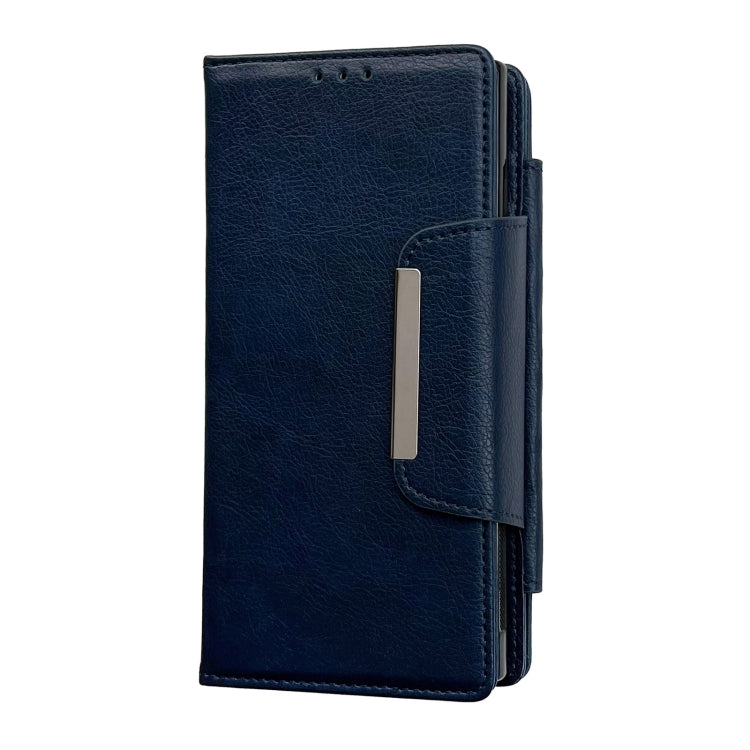 For Google Pixel 6 Multifunctional 7-Card Wallet Leather Phone Case(Royal Blue) - Google Cases by PMC TechLife | Online Shopping South Africa | PMC TechLife | Buy Now Pay Later Mobicred