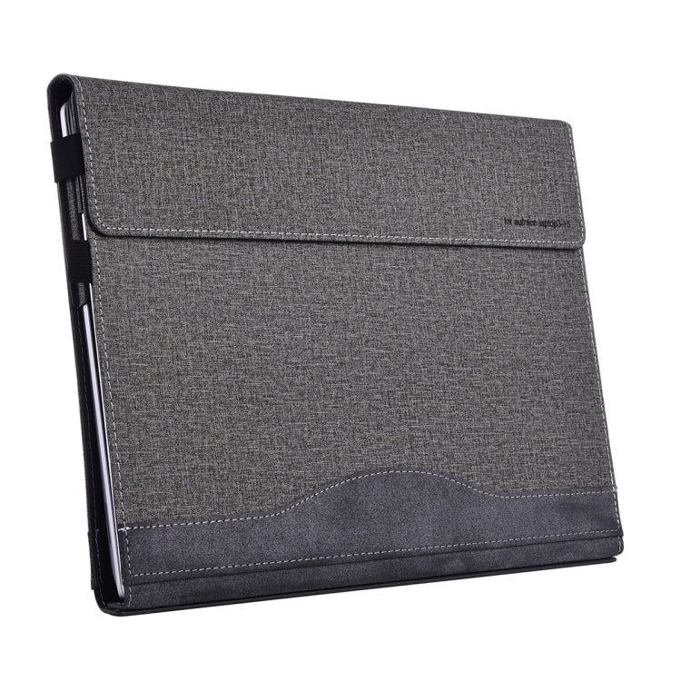 For Lenovo ThinkPad X1 Carbon 14 Gen 5 Cloth Texture Laptop Leather Protective Case(Space Ash) - Other by PMC Jewellery | Online Shopping South Africa | PMC Jewellery | Buy Now Pay Later Mobicred