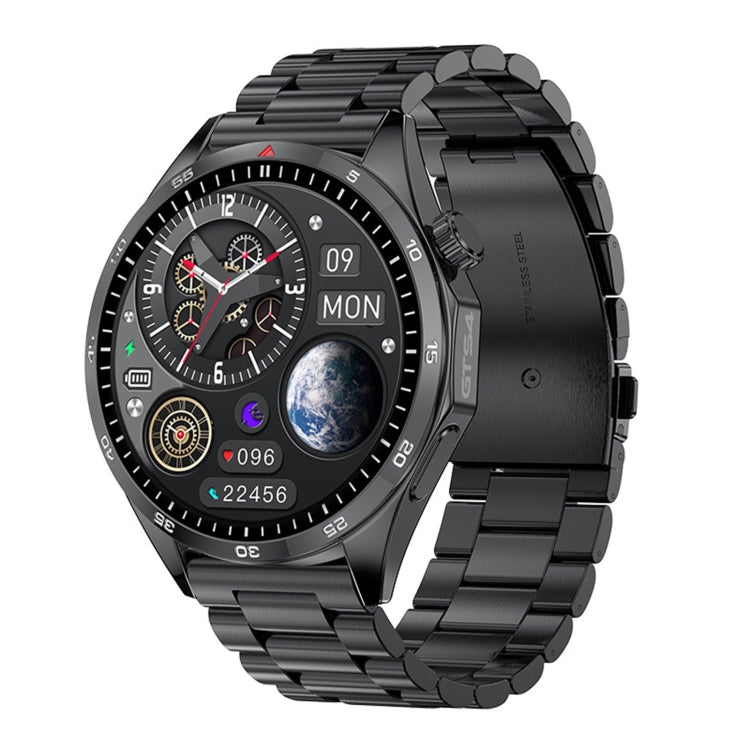 LEMFO GTS4/LT09 1.5 inch IP67 Fitness Wellness Smart Watch Support Bluetooth Call / Sleep / Blood Oxygen / Heart Rate Health Monitor, Steel Strap(Balck) - Smart Watches by LEMFO | Online Shopping South Africa | PMC Jewellery | Buy Now Pay Later Mobicred