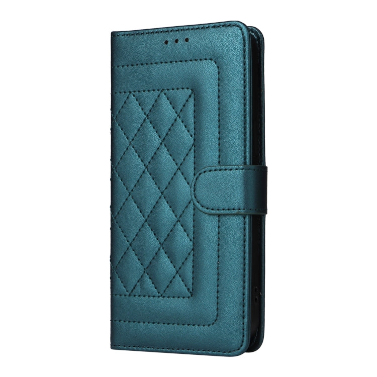 For Google Pixel 9 Diamond Lattice Leather Flip Phone Case(Green) - Google Cases by PMC TechLife | Online Shopping South Africa | PMC TechLife | Buy Now Pay Later Mobicred