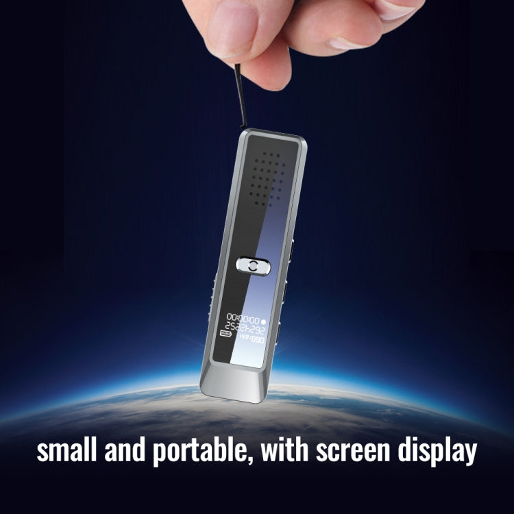 JNN Q7 Mini Portable Voice Recorder with OLED Screen, Memory:8GB(Metal Gray) - Recording Pen by JNN | Online Shopping South Africa | PMC TechLife | Buy Now Pay Later Mobicred
