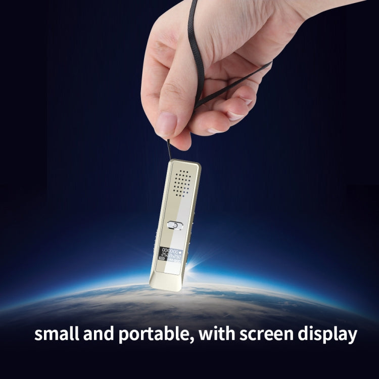 JNN Q7 Mini Portable Voice Recorder with OLED Screen, Memory:16GB(Gold) - Recording Pen by JNN | Online Shopping South Africa | PMC TechLife | Buy Now Pay Later Mobicred