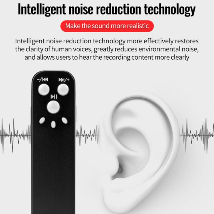 JNN J1 Mini Smart HD Noise Cancelling Voice Recorder, Memory:32GB(Black) - Recording Pen by JNN | Online Shopping South Africa | PMC TechLife | Buy Now Pay Later Mobicred