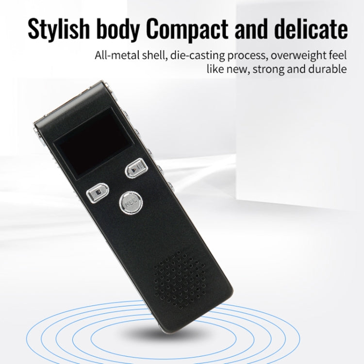 JNN X18 Mini Smart HD Noise Cancelling Voice Recorder, Memory:32GB(Black) - Recording Pen by JNN | Online Shopping South Africa | PMC Jewellery | Buy Now Pay Later Mobicred