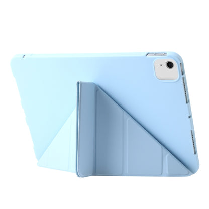 For iPad Air 11 2024 TPU Deformation Flip Leather Tablet Case with Holder(Sky Blue) - iPad Air 11 2024 Cases by PMC Jewellery | Online Shopping South Africa | PMC Jewellery | Buy Now Pay Later Mobicred