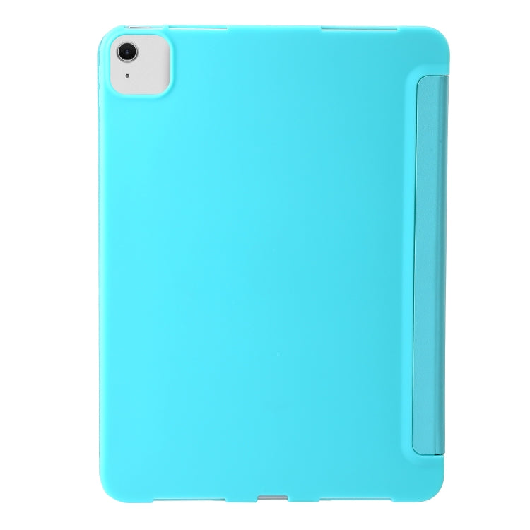 For iPad Air 13 2024 TPU Deformation Flip Leather Tablet Case with Holder(Mint Blue) - iPad Air 13 2024 Cases by PMC Jewellery | Online Shopping South Africa | PMC Jewellery | Buy Now Pay Later Mobicred