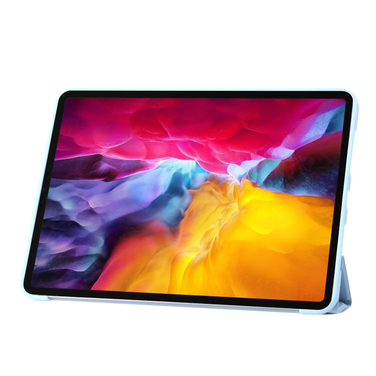 For iPad Pro 11 2024 TPU Deformation Flip Leather Tablet Case with Holder(Sky Blue) - iPad Pro 11 2024 Cases by PMC TechLife | Online Shopping South Africa | PMC TechLife | Buy Now Pay Later Mobicred
