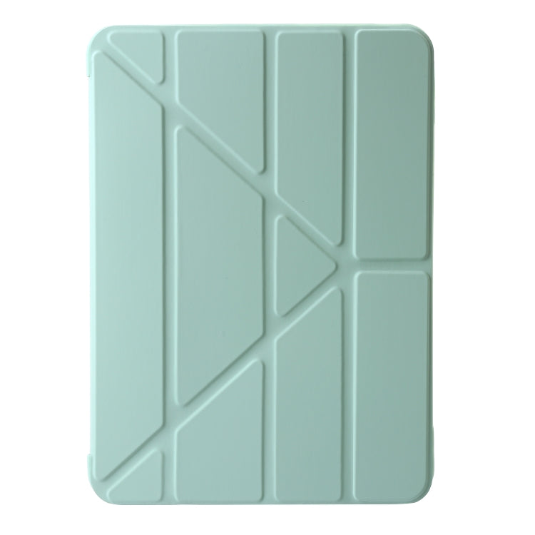 For iPad Pro 11 2024 TPU Deformation Flip Leather Tablet Case with Holder(Mint Green) - iPad Pro 11 2024 Cases by PMC Jewellery | Online Shopping South Africa | PMC Jewellery | Buy Now Pay Later Mobicred