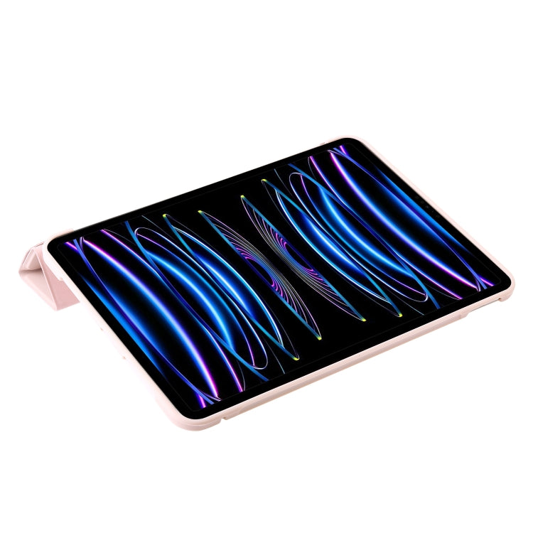 For iPad Pro 13 2024 TPU Deformation Flip Leather Tablet Case with Holder(Light Pink) - iPad Pro 13 2024 Cases by PMC TechLife | Online Shopping South Africa | PMC TechLife | Buy Now Pay Later Mobicred