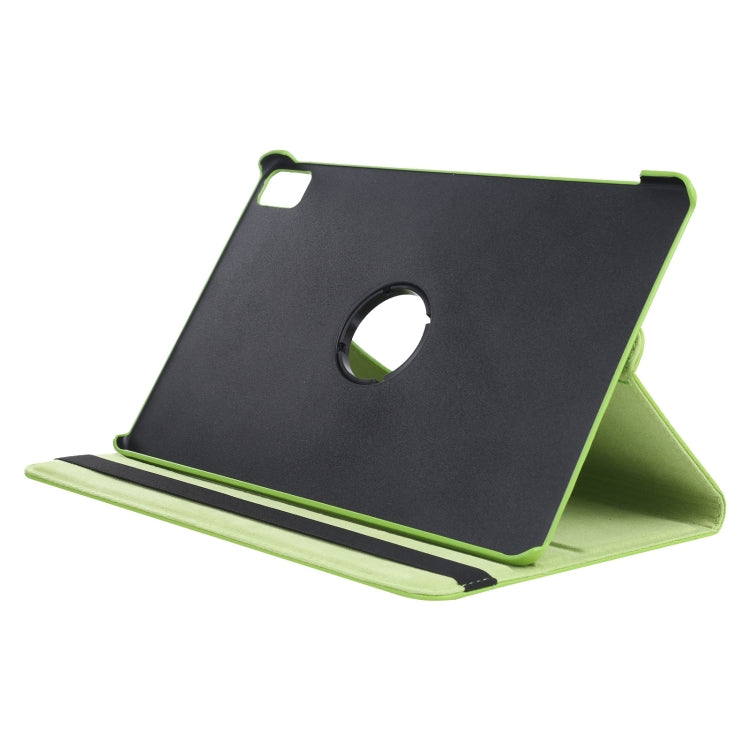 For iPad Air 13 2024 360 Degree Rotation Litchi Texture Leather Tablet Case with Holder(Green) - iPad Air 13 2024 Cases by PMC Jewellery | Online Shopping South Africa | PMC Jewellery | Buy Now Pay Later Mobicred