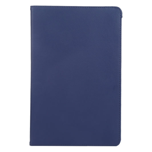 For iPad Pro 11 2024 360 Degree Rotation Litchi Texture Leather Tablet Case with Holder(Dark Blue) - iPad Pro 11 2024 Cases by PMC Jewellery | Online Shopping South Africa | PMC Jewellery | Buy Now Pay Later Mobicred