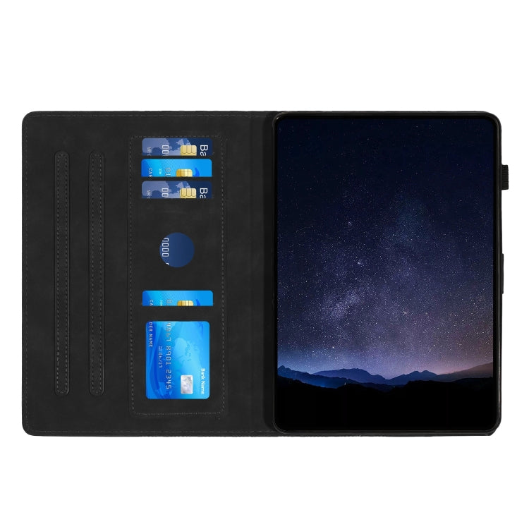 For iPad Pro 11 2024 Building Blocks Embossed Leather Smart Tablet Case(Black) - iPad Pro 11 2024 Cases by PMC TechLife | Online Shopping South Africa | PMC TechLife | Buy Now Pay Later Mobicred