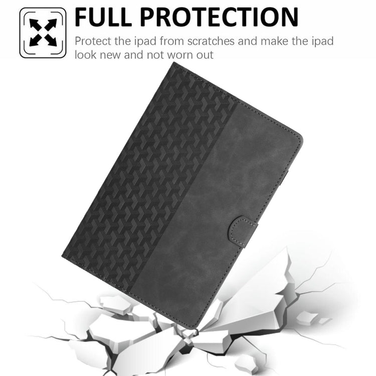 For iPad Pro 11 2024 Building Blocks Embossed Leather Smart Tablet Case(Black) - iPad Pro 11 2024 Cases by PMC TechLife | Online Shopping South Africa | PMC TechLife | Buy Now Pay Later Mobicred