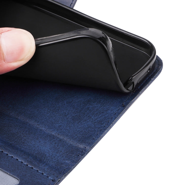 For iPhone 16e Classic Calf Texture Flip Leather Phone Case(Blue) - iPhone 16e Cases by PMC TechLife | Online Shopping South Africa | PMC TechLife | Buy Now Pay Later Mobicred