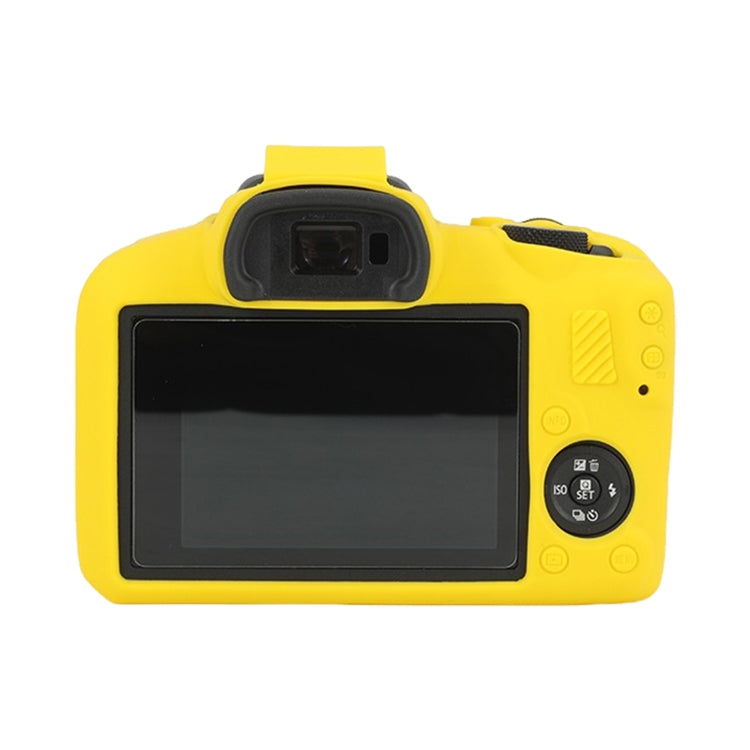 For Canon EOS R100 Glossy Soft Silicone Protective Case(Yellow) - Protective Case by PMC TechLife | Online Shopping South Africa | PMC TechLife | Buy Now Pay Later Mobicred