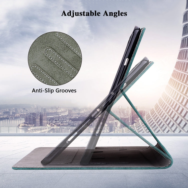 For iPad Air 13 2024 Embossed Tiger Pattern Leather Tablet Case(Dark Green) - iPad Air 13 2024 Cases by PMC TechLife | Online Shopping South Africa | PMC TechLife | Buy Now Pay Later Mobicred