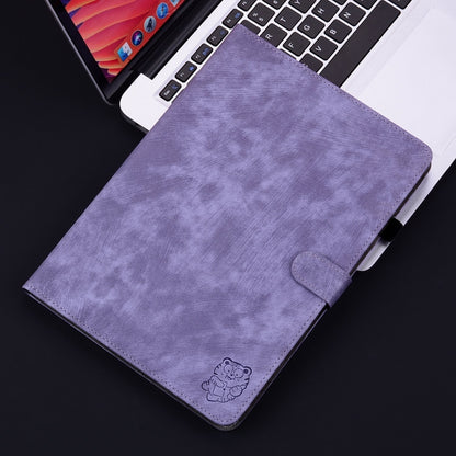 For iPad Air 11 2024 Embossed Tiger Pattern Leather Tablet Case(Purple) - iPad Air 11 2024 Cases by PMC Jewellery | Online Shopping South Africa | PMC Jewellery | Buy Now Pay Later Mobicred