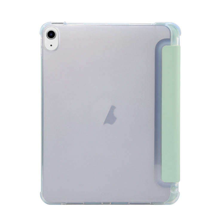 For iPad Air 11 2025 / 2024 3-folding Electric Pressed Skin Texture Leather Tablet Case(Green) - free shipping - PMC TechLife - Order now!