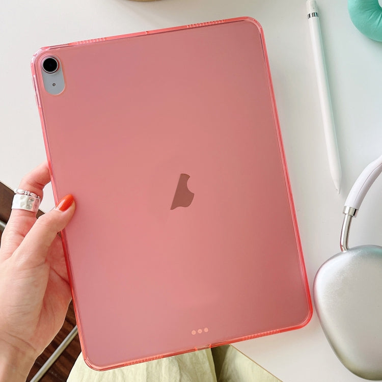 For iPad Air 13 2024 / Pro 12.9 2022  Skin-feeling Crystal Clear Acrylic Tablet Case(Pink) - iPad Pro 12.9 (2022/2021) Cases by PMC Jewellery | Online Shopping South Africa | PMC Jewellery | Buy Now Pay Later Mobicred