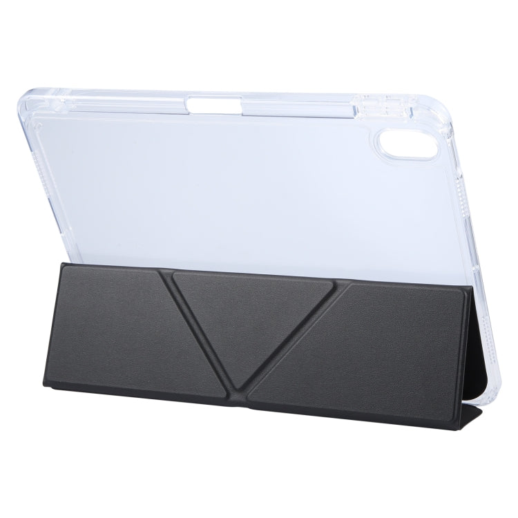 For iPad mini 2024 / mini 6 GEBEI Deformation Leather Tablet Case(Black) - free shipping - PMc TechLife - Order now!