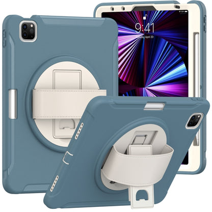 For iPad Pro 11 2024 Spider Wheel Silicone Hybrid PC Tablet Case(Cornflower Blue) - iPad Pro 11 2024 Cases by PMC Jewellery | Online Shopping South Africa | PMC Jewellery | Buy Now Pay Later Mobicred