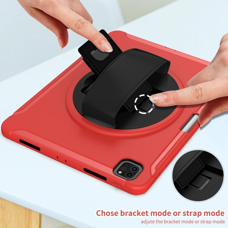 For iPad Air 11 2024 / Air 11 2025 Spider Wheel Silicone Hybrid PC Tablet Case(Red) - iPad Air 11 2025 / 2024 Cases by PMC TechLife | Online Shopping South Africa | PMC TechLife | Buy Now Pay Later Mobicred