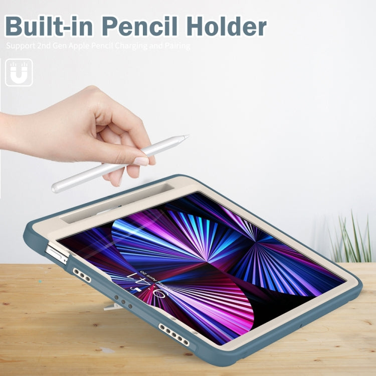 For iPad Air 11 2024 / Air 11 2025 Spider Wheel Silicone Hybrid PC Tablet Case(Cornflower Blue) - iPad Air 11 2025 / 2024 Cases by PMC TechLife | Online Shopping South Africa | PMC TechLife | Buy Now Pay Later Mobicred