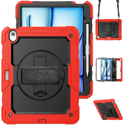 For iPad Air 13 2024 Silicone + PC Tablet Protective Case(Red+Black) - iPad Air 13 2024 Cases by PMC Jewellery | Online Shopping South Africa | PMC Jewellery | Buy Now Pay Later Mobicred