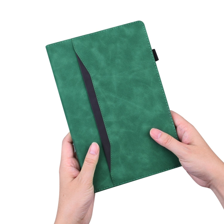 For iPad Pro 13 2024 Splicing Shockproof Leather Tablet Case(Green) - iPad Pro 13 2024 Cases by PMC Jewellery | Online Shopping South Africa | PMC Jewellery | Buy Now Pay Later Mobicred