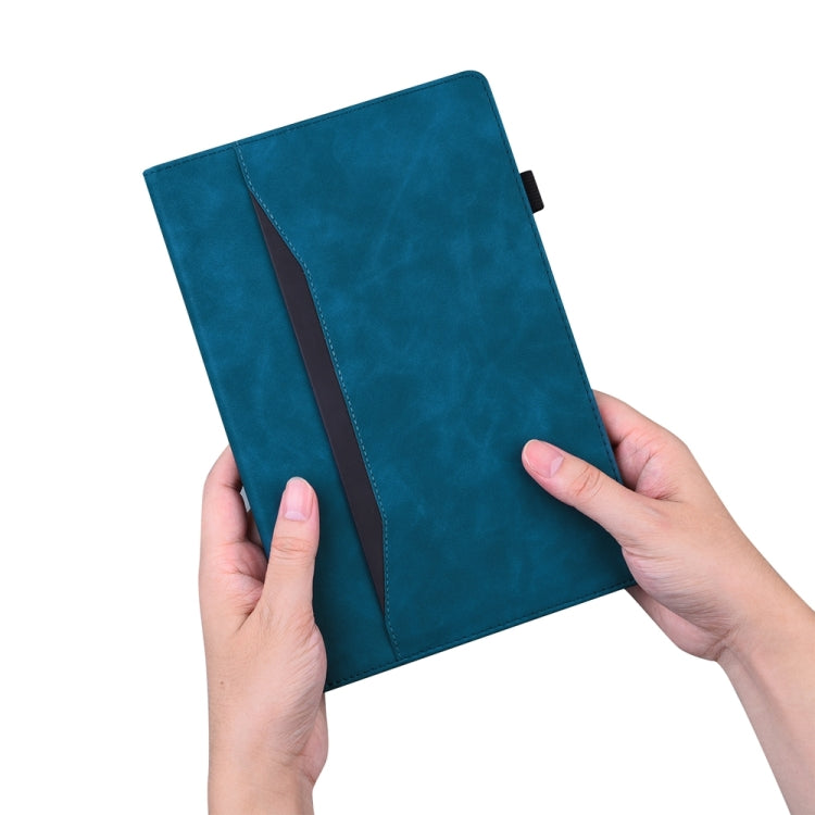 For iPad Pro 13 2024 Splicing Shockproof Leather Tablet Case(Blue) - iPad Pro 13 2024 Cases by PMC TechLife | Online Shopping South Africa | PMC TechLife | Buy Now Pay Later Mobicred